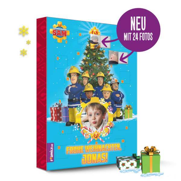 Bild von feuerwehrmann sam adventskalenjpg | Individuelle 🎁 persönliche 🎁 personalisierte Geschenke bedruckt ▪ bestickt ▪ graviert