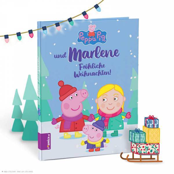 Bild von peppa pig und du froehlichjpg | Individuelle 🎁 persönliche 🎁 personalisierte Geschenke bedruckt ▪ bestickt ▪ graviert