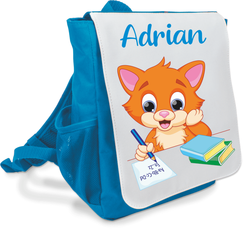 Bild von rucksack mit wunschnamen katzepng | Individuelle 🎁 persönliche 🎁 personalisierte Geschenke bedruckt ▪ bestickt ▪ graviert