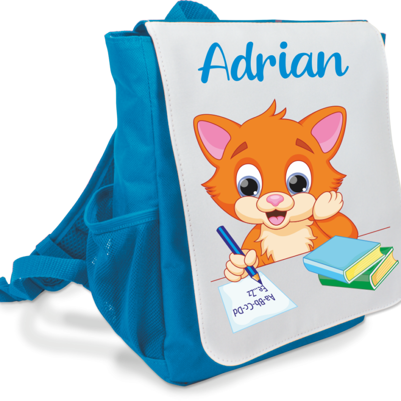 Bild von rucksack mit wunschnamen katzepng | Individuelle 🎁 persönliche 🎁 personalisierte Geschenke bedruckt ▪ bestickt ▪ graviert