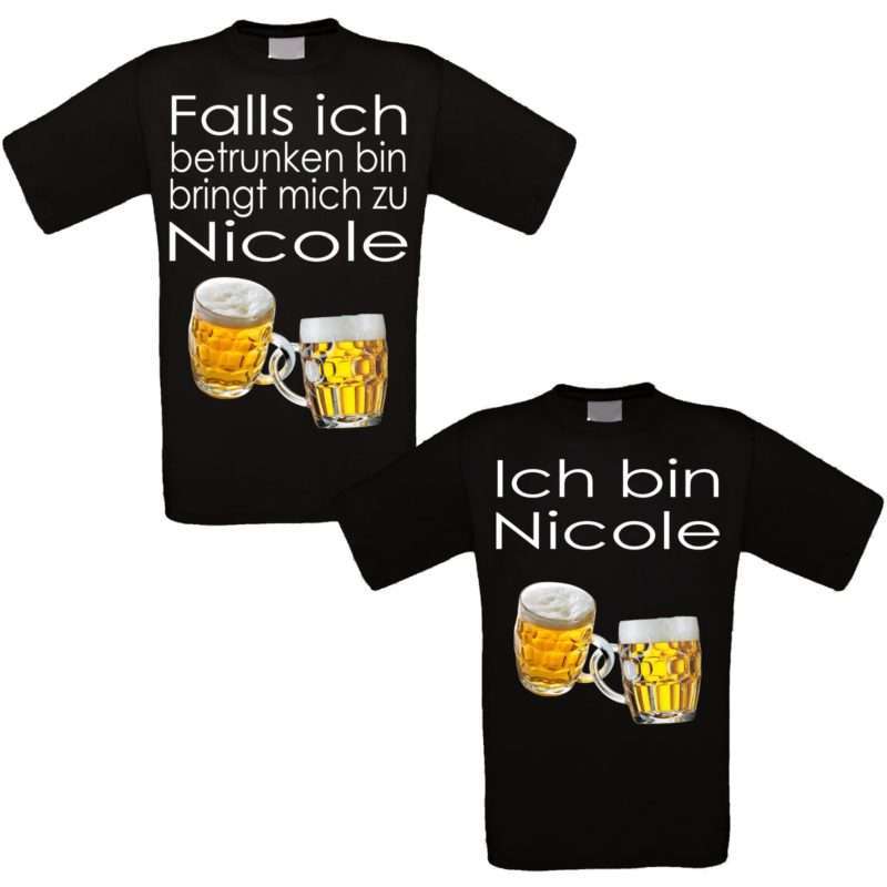 Bild von   feiershirt schwarz er set fjpg | Individuelle 🎁 persönliche 🎁 personalisierte Geschenke bedruckt ▪ bestickt ▪ graviert