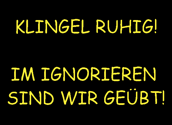 Bild von fussmatte klingel ruhig zum sepng | Individuelle 🎁 persönliche 🎁 personalisierte Geschenke bedruckt ▪ bestickt ▪ graviert