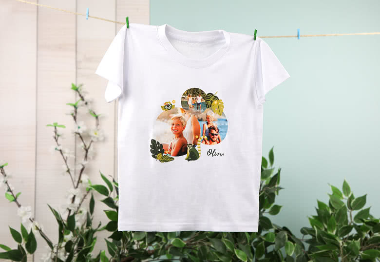 Bild von kinder t shirt weiss bis jjpg | Individuelle 🎁 persönliche 🎁 personalisierte Geschenke bedruckt ▪ bestickt ▪ graviert