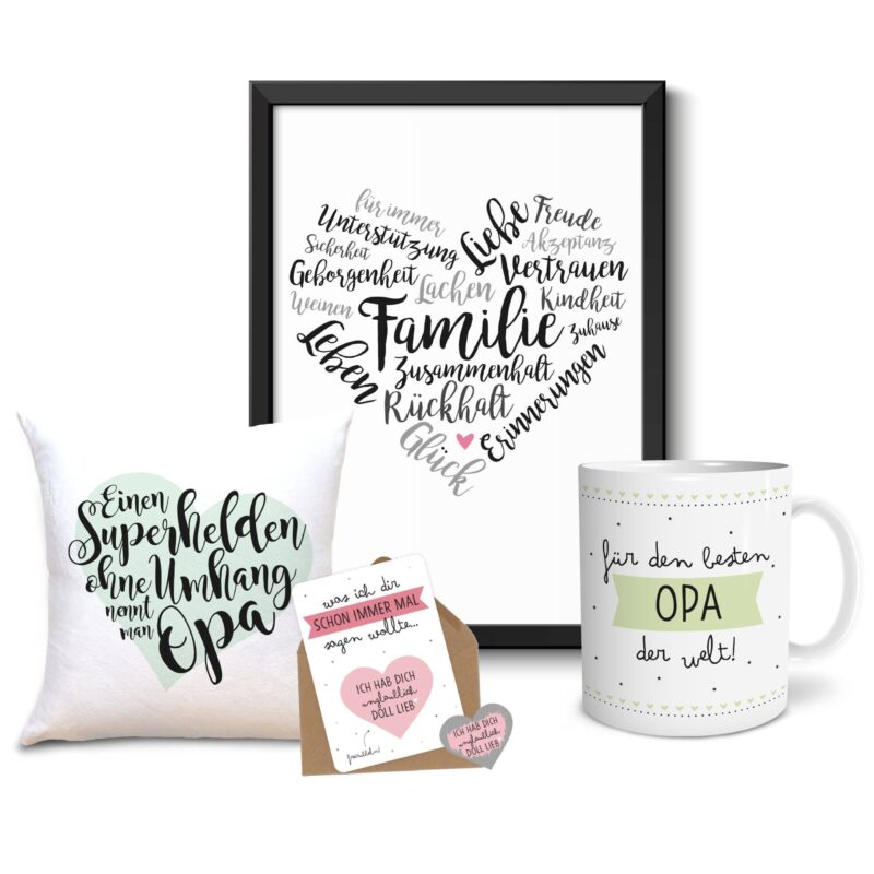 Bild von geschenkset opa xxxljpg | Individuelle 🎁 persönliche 🎁 personalisierte Geschenke bedruckt ▪ bestickt ▪ graviert