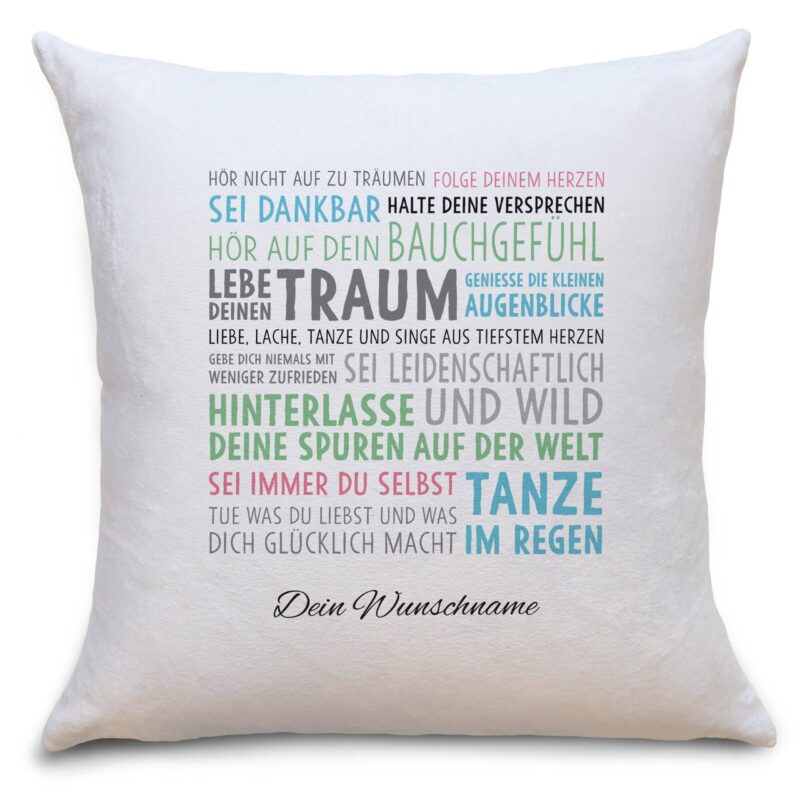 Bild von lebe deinen traumjpg | Individuelle 🎁 persönliche 🎁 personalisierte Geschenke bedruckt ▪ bestickt ▪ graviert