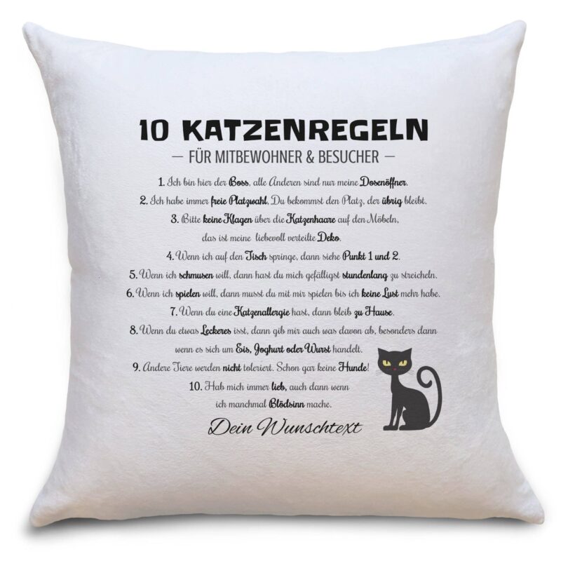 Bild von katzenregelnjpg | Individuelle 🎁 persönliche 🎁 personalisierte Geschenke bedruckt ▪ bestickt ▪ graviert