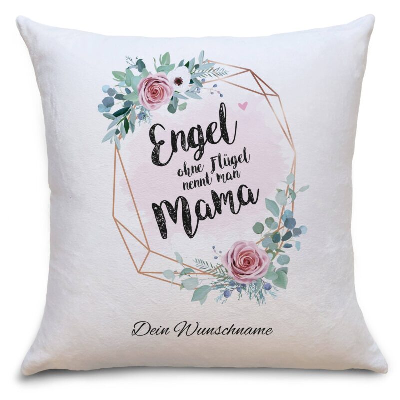 Bild von kissen engel mamajpg | Individuelle 🎁 persönliche 🎁 personalisierte Geschenke bedruckt ▪ bestickt ▪ graviert