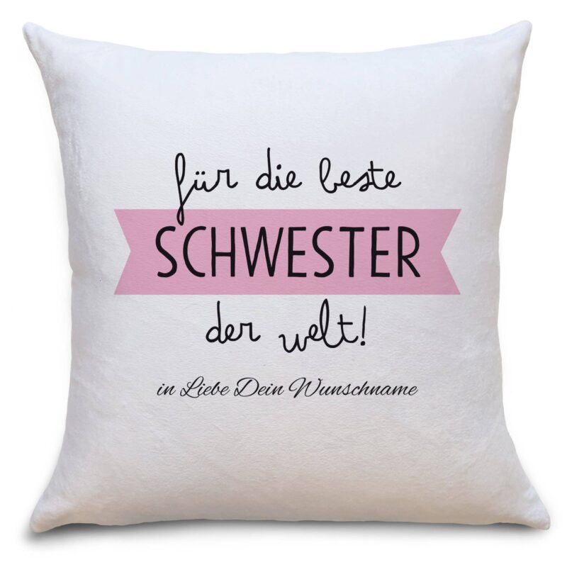 Bild von beste schwesterjpg | Individuelle 🎁 persönliche 🎁 personalisierte Geschenke bedruckt ▪ bestickt ▪ graviert