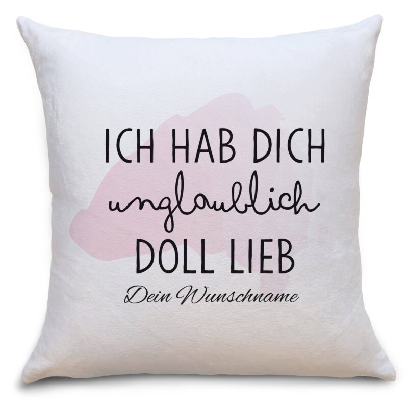 Bild von unglaublich doll liebjpg | Individuelle 🎁 persönliche 🎁 personalisierte Geschenke bedruckt ▪ bestickt ▪ graviert