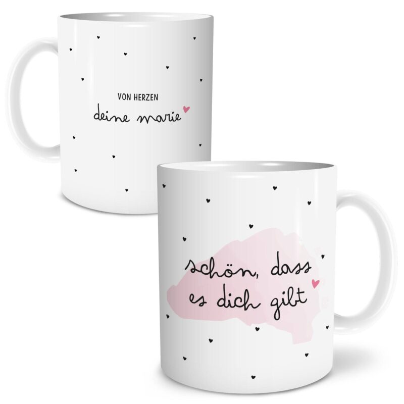 Bild von schoen das es dich gibtjpg | Individuelle 🎁 persönliche 🎁 personalisierte Geschenke bedruckt ▪ bestickt ▪ graviert