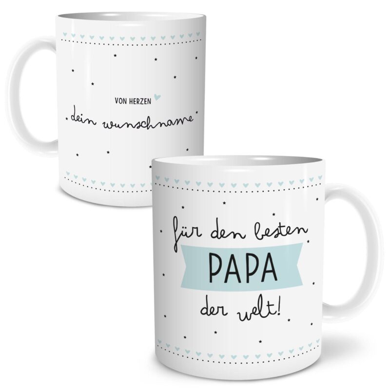 Bild von tasse bester papa der weltjpg | Individuelle 🎁 persönliche 🎁 personalisierte Geschenke bedruckt ▪ bestickt ▪ graviert