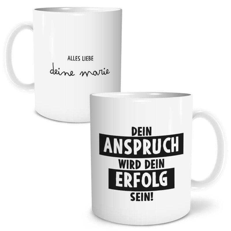 Bild von anspruch erfolgjpg | Individuelle 🎁 persönliche 🎁 personalisierte Geschenke bedruckt ▪ bestickt ▪ graviert