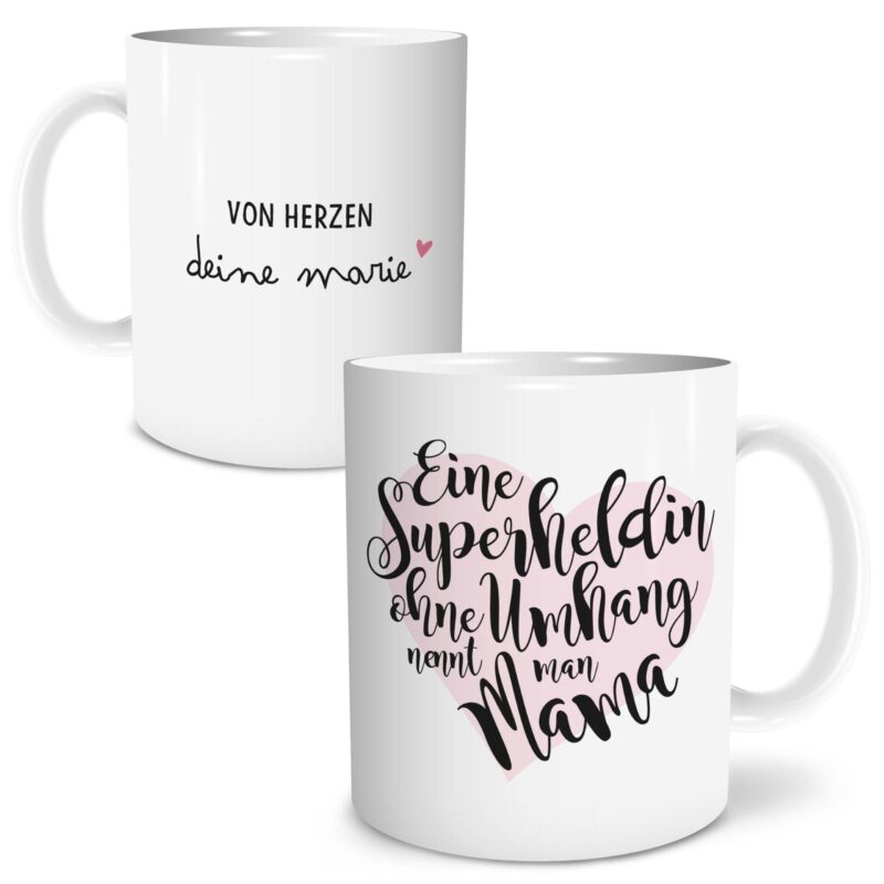 Bild von tasse superheldin mamajpg | Individuelle 🎁 persönliche 🎁 personalisierte Geschenke bedruckt ▪ bestickt ▪ graviert