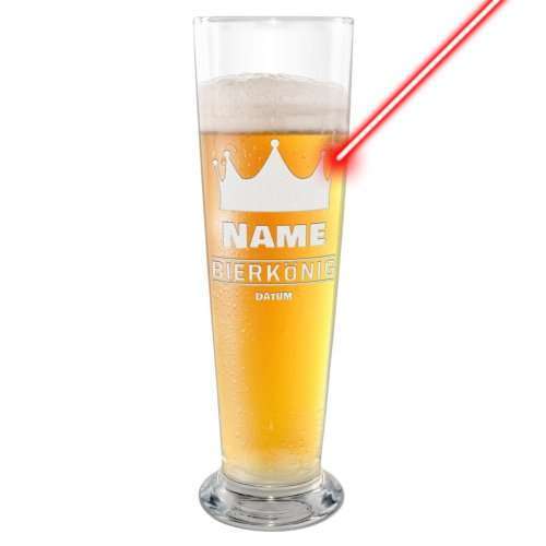 Bild von graviertes bierglas mit namejpg | Individuelle 🎁 persönliche 🎁 personalisierte Geschenke bedruckt ▪ bestickt ▪ graviert