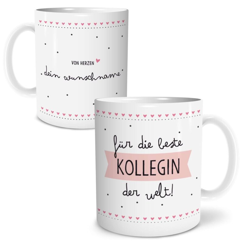 Bild von beste kolleginjpg | Individuelle 🎁 persönliche 🎁 personalisierte Geschenke bedruckt ▪ bestickt ▪ graviert