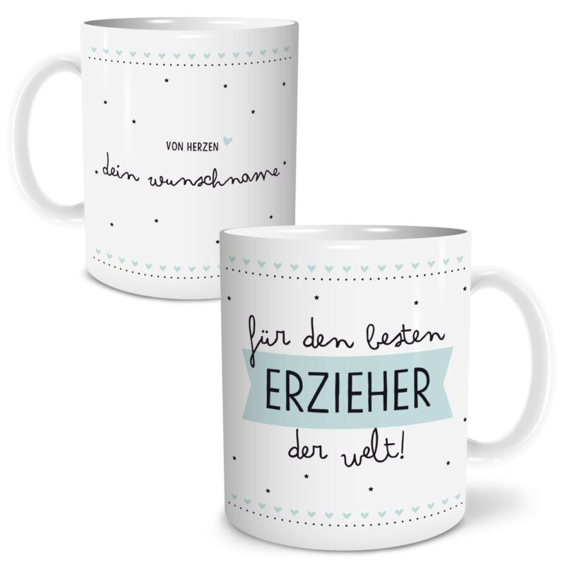 Bild von bester erzieherjpg | Individuelle 🎁 persönliche 🎁 personalisierte Geschenke bedruckt ▪ bestickt ▪ graviert