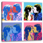 Bild von   pop art  warhol plus  wljpg | Individuelle 🎁 persönliche 🎁 personalisierte Geschenke bedruckt ▪ bestickt ▪ graviert