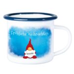 Bild von   weihnachtstasse aus metall mitjpg | Individuelle 🎁 persönliche 🎁 personalisierte Geschenke bedruckt ▪ bestickt ▪ graviert