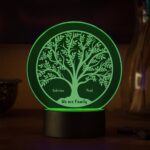 Bild von led leuchte lebensbaum familjpg | Individuelle 🎁 persönliche 🎁 personalisierte Geschenke bedruckt ▪ bestickt ▪ graviert