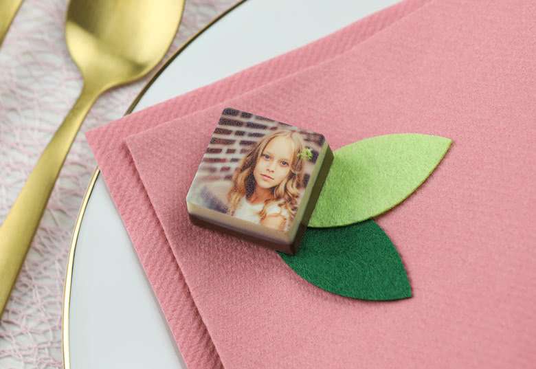 Bild von pralinen mit foto personalisiejpg | Individuelle 🎁 persönliche 🎁 personalisierte Geschenke bedruckt ▪ bestickt ▪ graviert