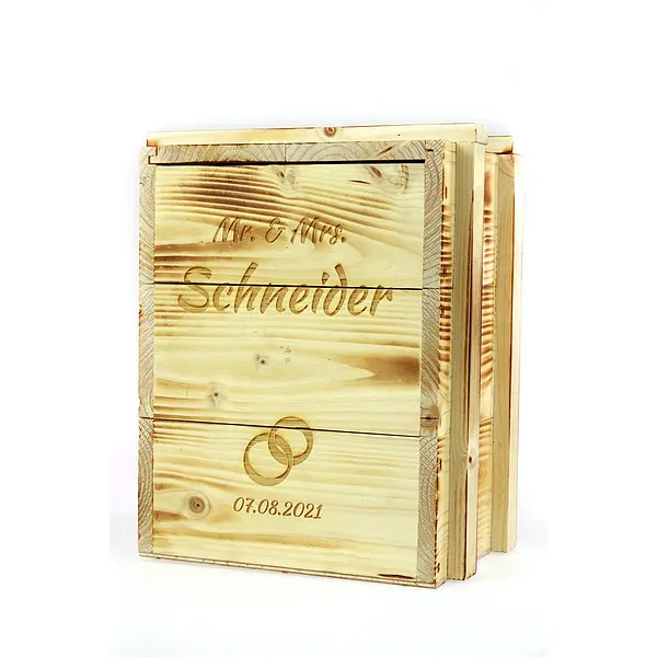 Bild von holzkiste mit lasergravurjpg | Individuelle 🎁 persönliche 🎁 personalisierte Geschenke bedruckt ▪ bestickt ▪ graviert