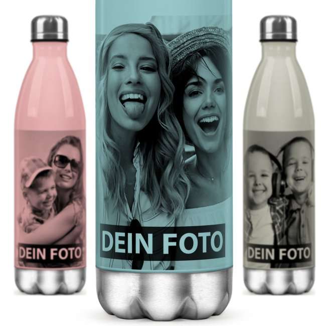 Bild von trinkflasche aus edelstahl seljpg | Individuelle 🎁 persönliche 🎁 personalisierte Geschenke bedruckt ▪ bestickt ▪ graviert