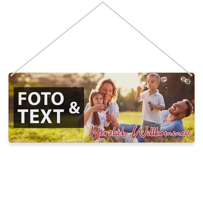 Bild von   outdoorschild zum selbst gestajpg | Individuelle 🎁 persönliche 🎁 personalisierte Geschenke bedruckt ▪ bestickt ▪ graviert