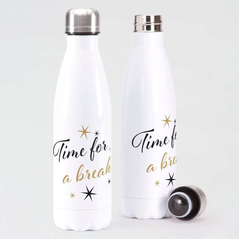 Bild von   trinkflasche mit weihnachtssprjpg | Individuelle 🎁 persönliche 🎁 personalisierte Geschenke bedruckt ▪ bestickt ▪ graviert