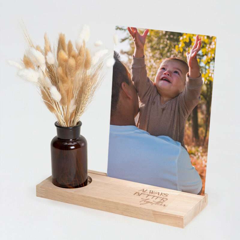 Bild von xl fotohalter aus holz mit apojpg | Individuelle 🎁 persönliche 🎁 personalisierte Geschenke bedruckt ▪ bestickt ▪ graviert