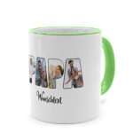 Bild von bester papa tasse gruen jpg | Individuelle 🎁 persönliche 🎁 personalisierte Geschenke bedruckt ▪ bestickt ▪ graviert