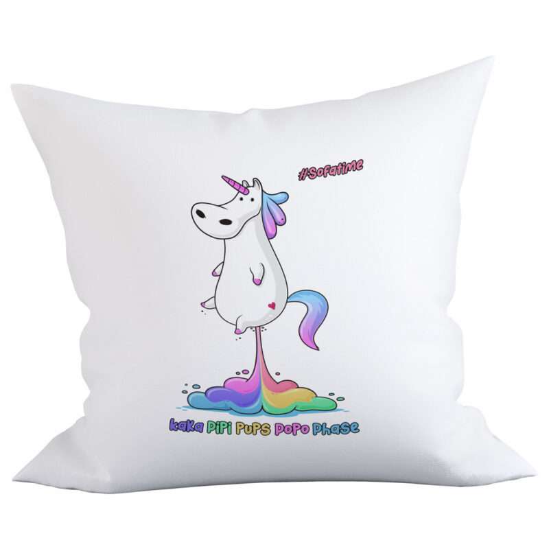 Bild von   kissen einhorn bezug baumwolljpg | Individuelle 🎁 persönliche 🎁 personalisierte Geschenke bedruckt ▪ bestickt ▪ graviert