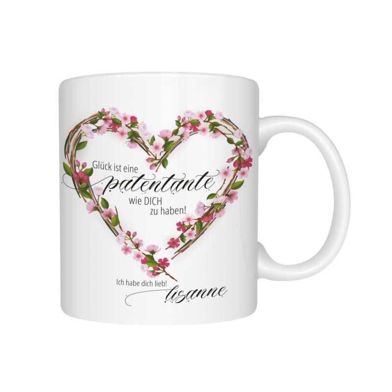 Bild von tasse patentantejpg | Individuelle 🎁 persönliche 🎁 personalisierte Geschenke bedruckt ▪ bestickt ▪ graviert