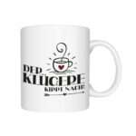 Bild von kaffeetasse der kluegerejpg | Individuelle 🎁 persönliche 🎁 personalisierte Geschenke bedruckt ▪ bestickt ▪ graviert