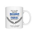 Bild von tasse zum onkel befoerdertjpg | Individuelle 🎁 persönliche 🎁 personalisierte Geschenke bedruckt ▪ bestickt ▪ graviert