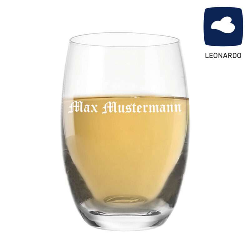 Bild von leonardo becher ml cheers mjpg | Individuelle 🎁 persönliche 🎁 personalisierte Geschenke bedruckt ▪ bestickt ▪ graviert