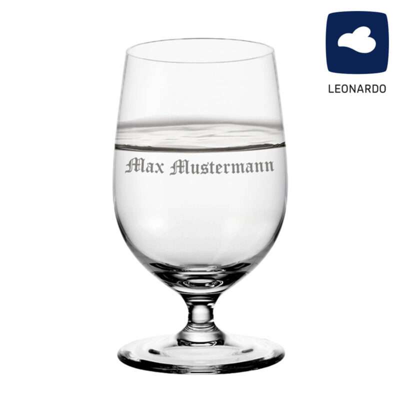 Bild von leonardo wasserglas ml ciaojpg | Individuelle 🎁 persönliche 🎁 personalisierte Geschenke bedruckt ▪ bestickt ▪ graviert