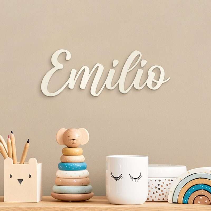 Bild von wanddeko holz d schriftzug wujpg | Individuelle 🎁 persönliche 🎁 personalisierte Geschenke bedruckt ▪ bestickt ▪ graviert