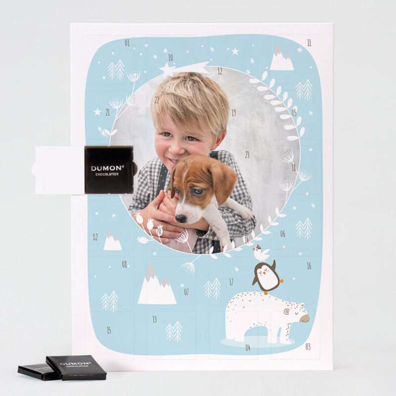 Bild von   foto adventskalender mit schokjpg | Individuelle 🎁 persönliche 🎁 personalisierte Geschenke bedruckt ▪ bestickt ▪ graviert