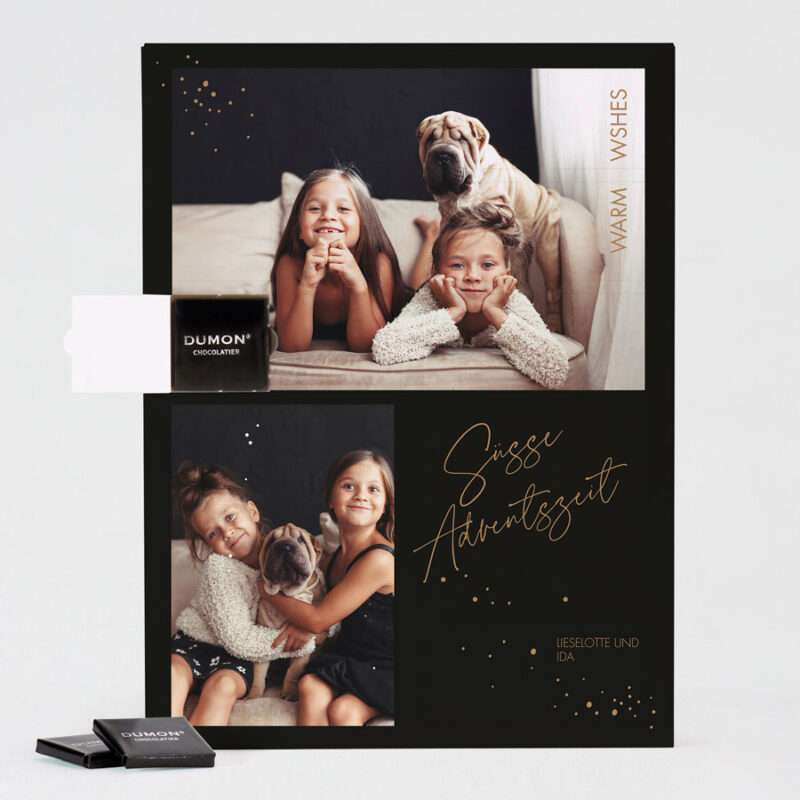 Bild von personalisierter adventskalendjpg | Individuelle 🎁 persönliche 🎁 personalisierte Geschenke bedruckt ▪ bestickt ▪ graviert