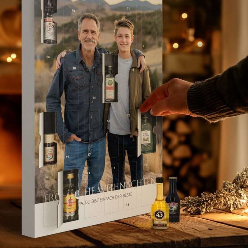 Bild von alkohol adventskalenderjpg | Individuelle 🎁 persönliche 🎁 personalisierte Geschenke bedruckt ▪ bestickt ▪ graviert