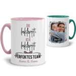 Bild von partnertasse perfektes teamjpg | Individuelle 🎁 persönliche 🎁 personalisierte Geschenke bedruckt ▪ bestickt ▪ graviert