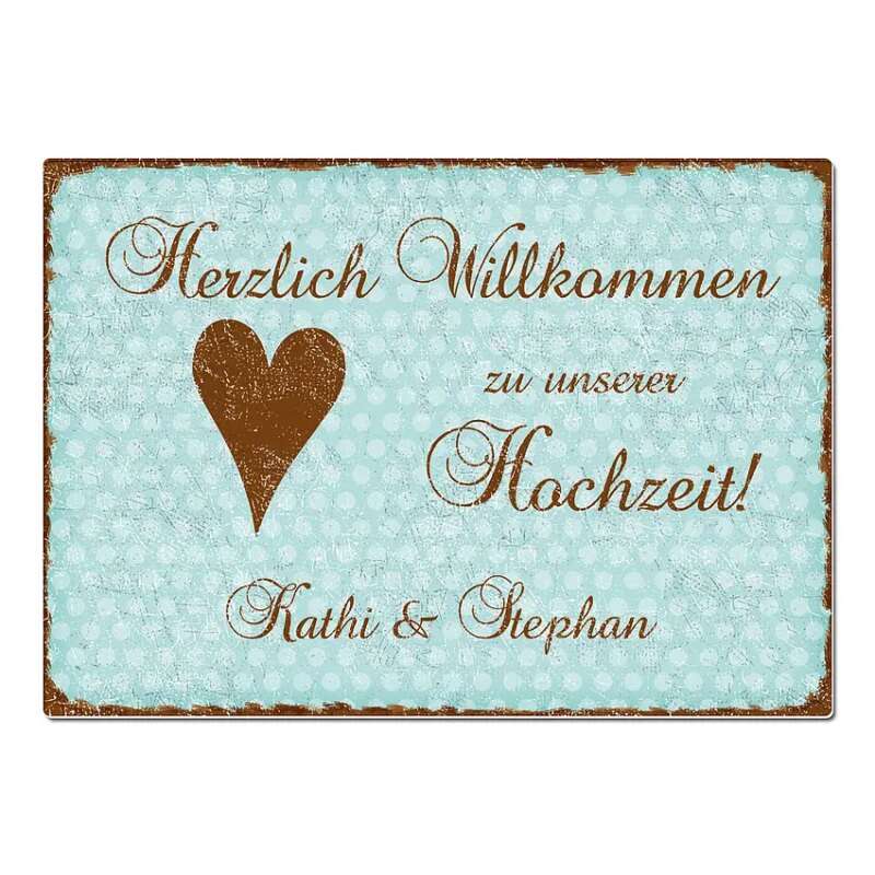 Bild von shabbyschild hochzeit mit namejpg | Individuelle 🎁 persönliche 🎁 personalisierte Geschenke bedruckt ▪ bestickt ▪ graviert