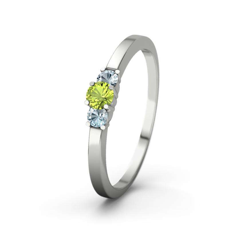 Bild von peridot platinumring shannonjpg | Individuelle 🎁 persönliche 🎁 personalisierte Geschenke bedruckt ▪ bestickt ▪ graviert