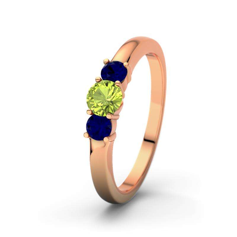 Bild von peridot rotgoldring rouby rjpg | Individuelle 🎁 persönliche 🎁 personalisierte Geschenke bedruckt ▪ bestickt ▪ graviert