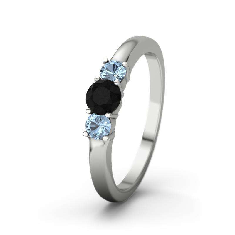 Bild von blauer topas platinumring roubjpg | Individuelle 🎁 persönliche 🎁 personalisierte Geschenke bedruckt ▪ bestickt ▪ graviert