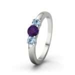 Bild von   amethyst weissgoldring roubyjpg | Individuelle 🎁 persönliche 🎁 personalisierte Geschenke bedruckt ▪ bestickt ▪ graviert