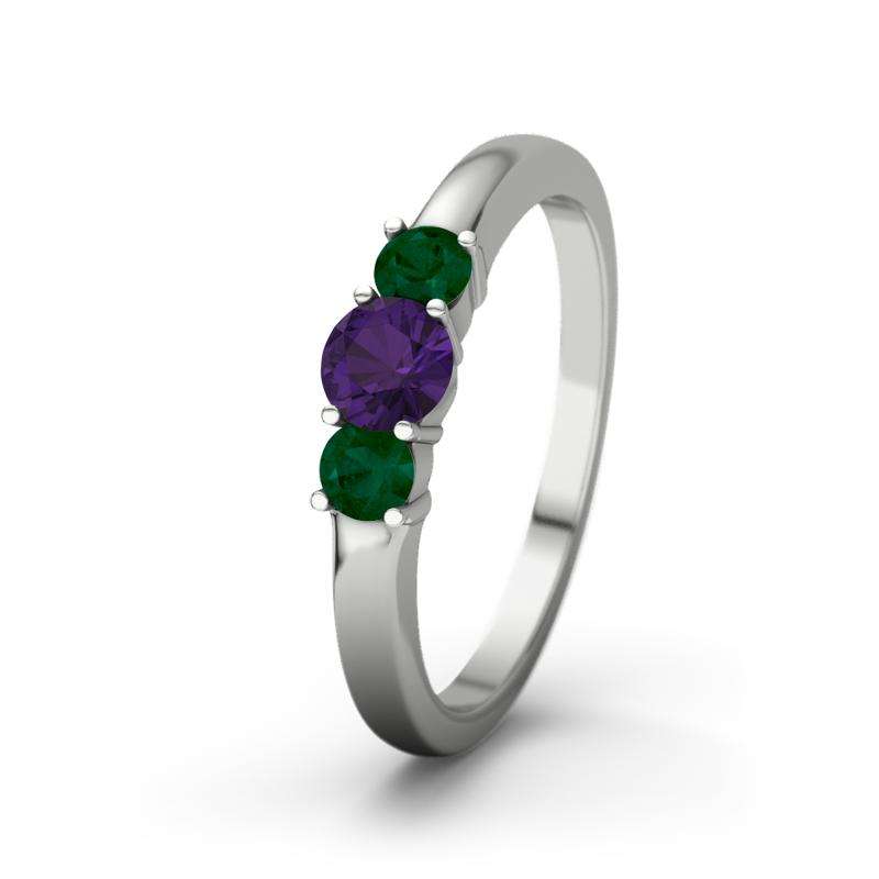 Bild von   amethyst platinumring roubyjpg | Individuelle 🎁 persönliche 🎁 personalisierte Geschenke bedruckt ▪ bestickt ▪ graviert