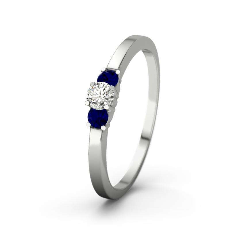 Bild von blauer saphir platinumring shajpg | Individuelle 🎁 persönliche 🎁 personalisierte Geschenke bedruckt ▪ bestickt ▪ graviert