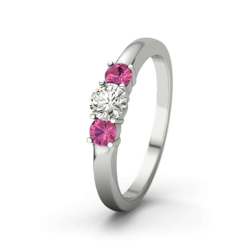 Bild von diamant weissgoldring roubyjpg | Individuelle 🎁 persönliche 🎁 personalisierte Geschenke bedruckt ▪ bestickt ▪ graviert