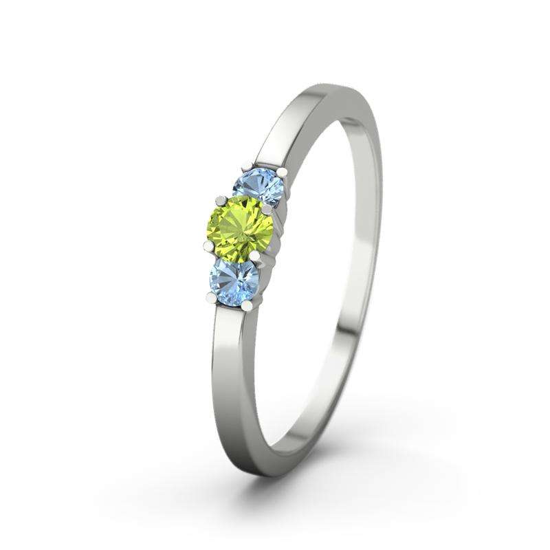 Bild von blauer topas platinumring shanjpg | Individuelle 🎁 persönliche 🎁 personalisierte Geschenke bedruckt ▪ bestickt ▪ graviert